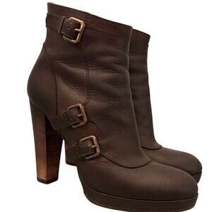 Derek Lam Leather Booties. Size EU 37